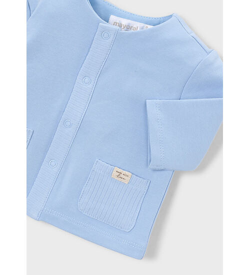 kojenecká mikina modrá Mayoral 1485-75