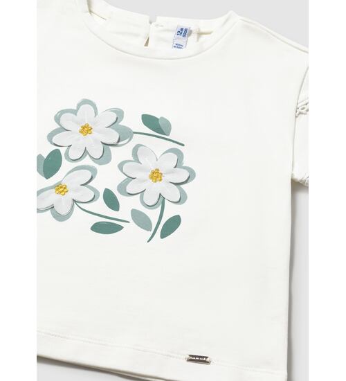 letní tričko s obrázkem květin Mayoral 1079-91