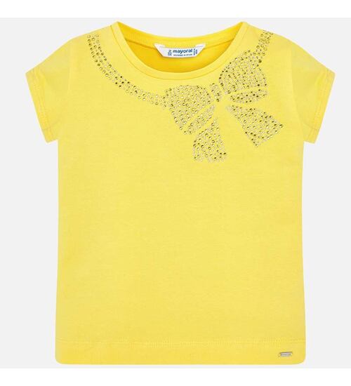 žluté dívčí triko