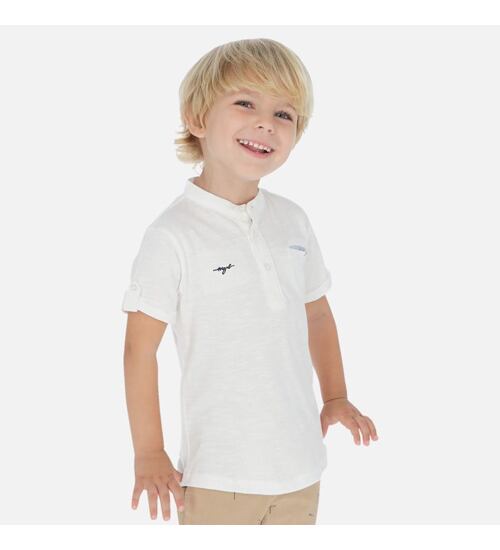 bílé dětské tričko Mayoral 