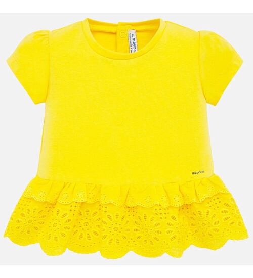 detské žluté tričko velikost 92