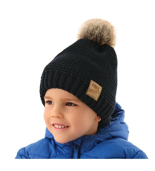 dětská pletená zimní čepice