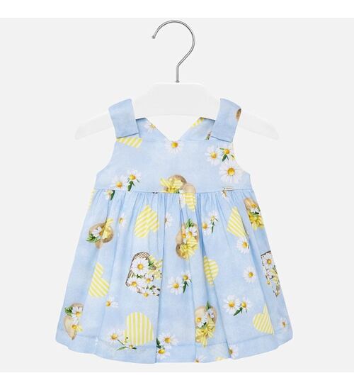kojenecké letní květované popelínové šaty