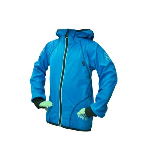 dětská Fantom bunda letní softshell s membránou tyrkysová velikost 104