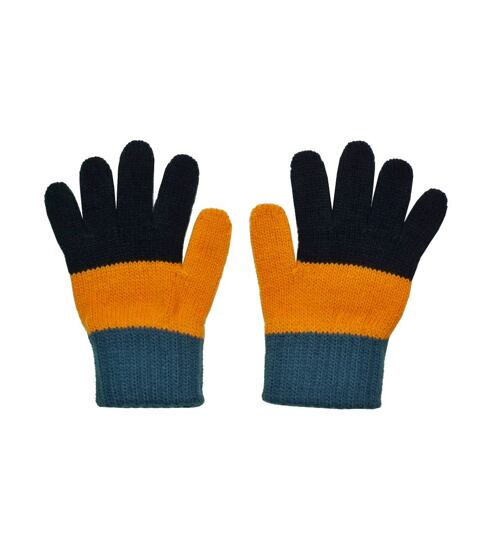 prstové pletené rukavice pro kluky