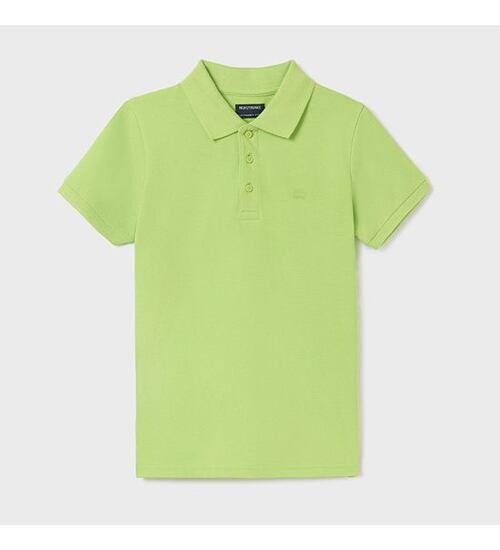 zelené chlapecké tričko s límečkem Mayoral 890-27