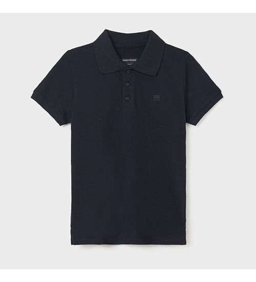 modré chlapecké tričko s límečkem 890-31