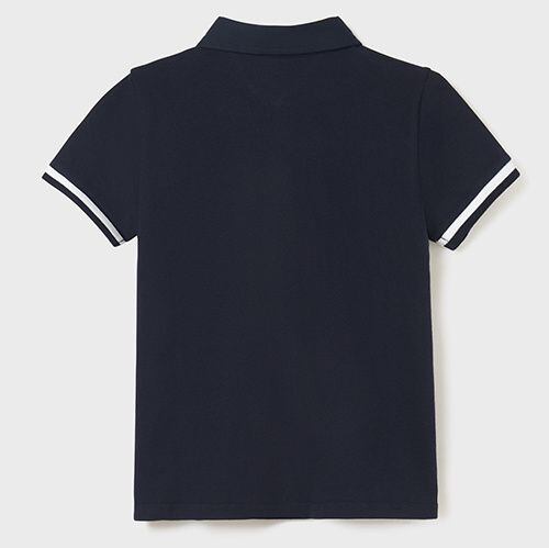 chlapecké modré triko s límečkem Nukutavake Mayoral 6107-45