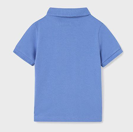 dětské modré triko s límečkem Mayoral 102-44