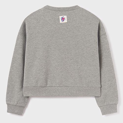crop mikina oversize dívčí Mayoral 7405-93
