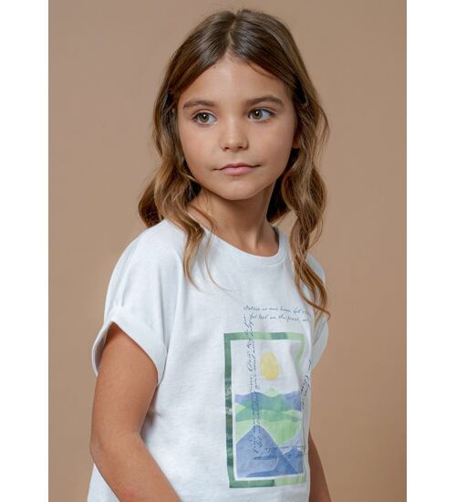 dívčí crop triko letní