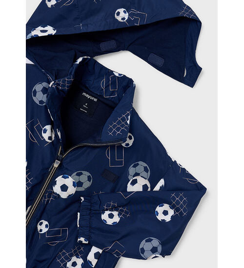 dětská jarní bunda větrovka fotbalové míče Mayoral 3446-57