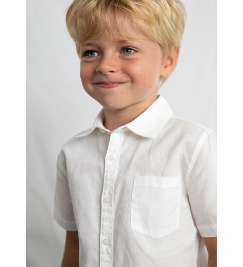 dětská bílá letní košile Mayoral