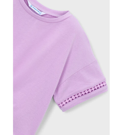 dětské tričko fialové crop Mayoral 3012-84