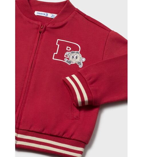 dětská mikina na zip bez kapuce Mayoral 1406-32