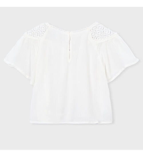 dětská letní halenka s krajkou Mayoral 3197-34