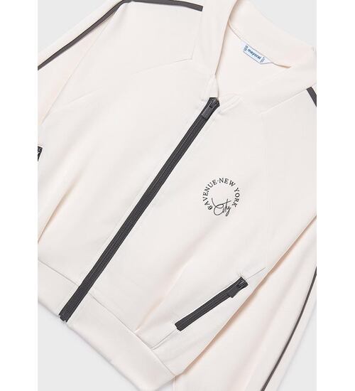 krátká dívčí mikina na zip Mayoral 6409-61