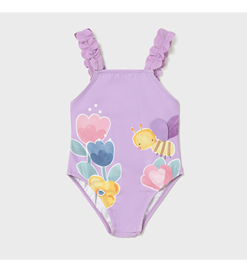 dětské jednodílné plavky s obrázky Mayoral 1755-24