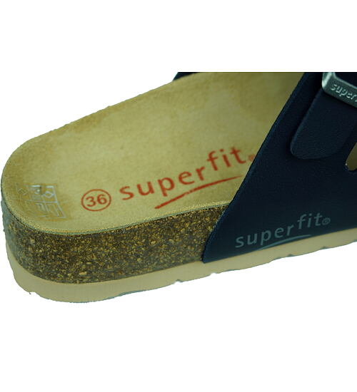 Superfit 0-800113-8000 zdravotní pantofle na 3 pásky