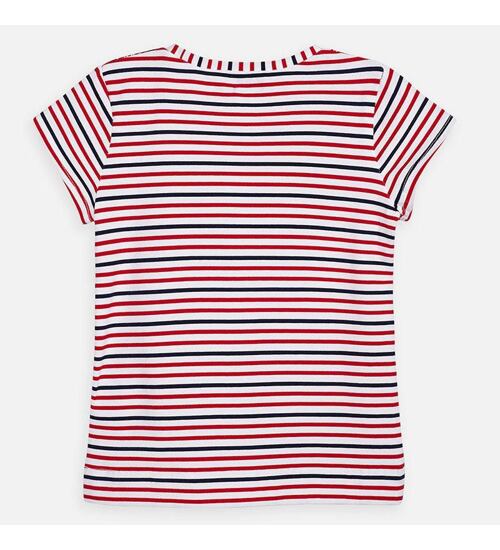dětské pruhované námořnické tričko s mašlí Mayoral 3005-35