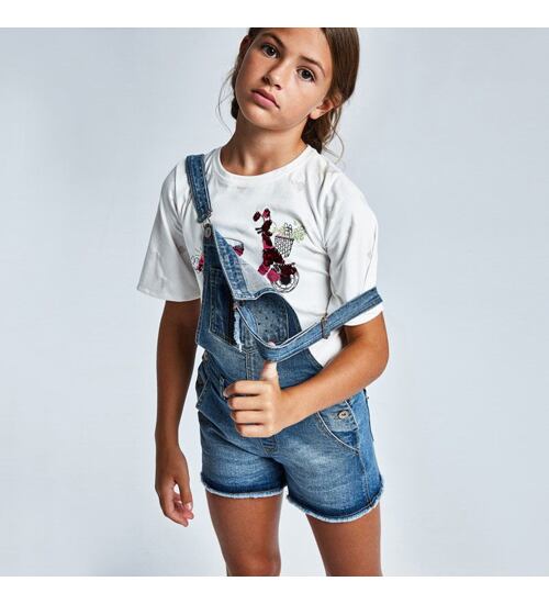 Mayoral dívčí letní triko s flitry