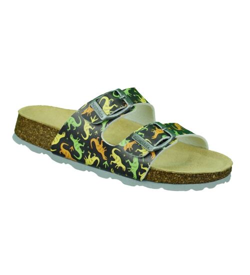 pantofle Superfit 1-800111-2030 s dinosaury