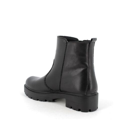 dívčí černé podzimní polokozačky Primigi gore-tex 8372200