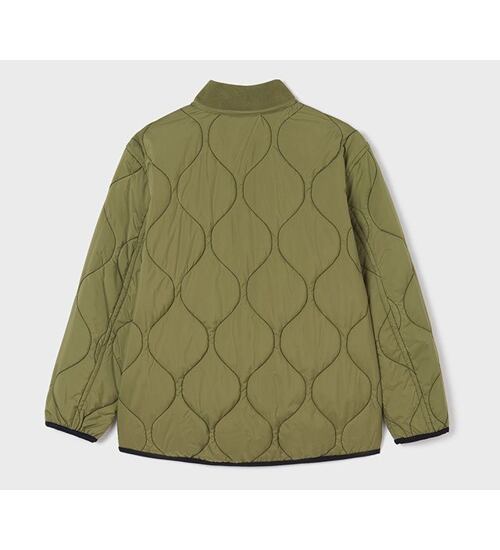 bomber bunda přechodová oboustranná khaki, černá Mayoral 6414-83