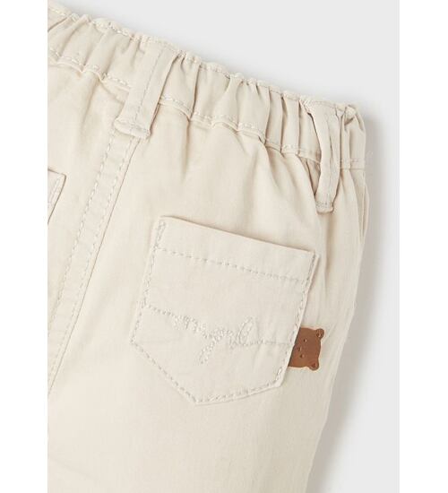 béžové pružné kalhoty pro kojence Mayoral 595-83