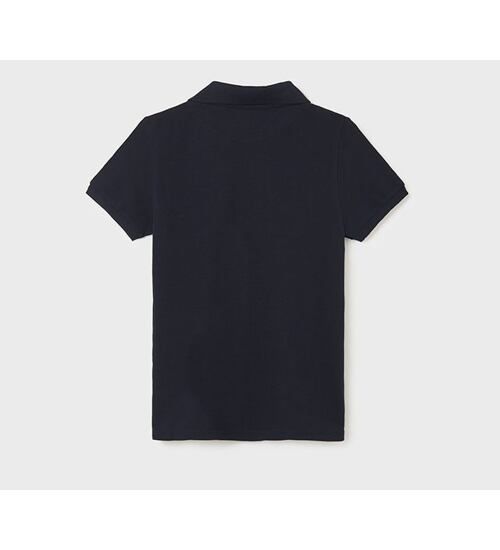 modré chlapecké tričko s límečkem 890-31