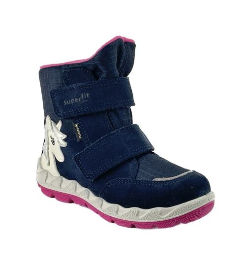 Superfit Icebird dívčí zimní boty s unicornem 1-006010-8020
