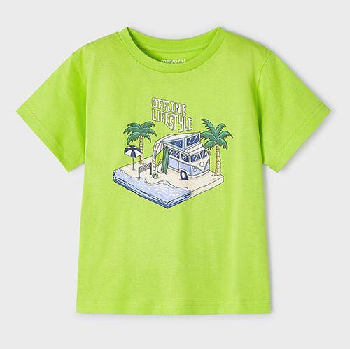 dětské letní zelené tričko