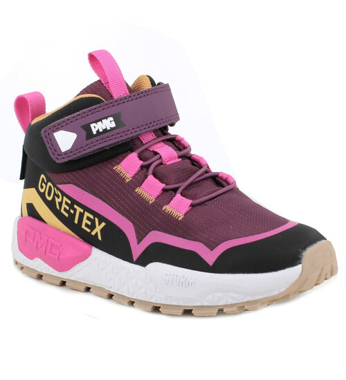 dívčí kotníkové celoroční boty s gore-tex memránou ve sportovním provedení