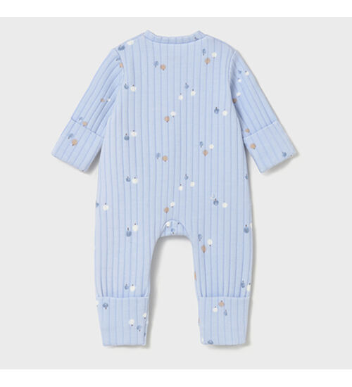 kojenecký modrý overal s potiskem Mayoral 2730-48