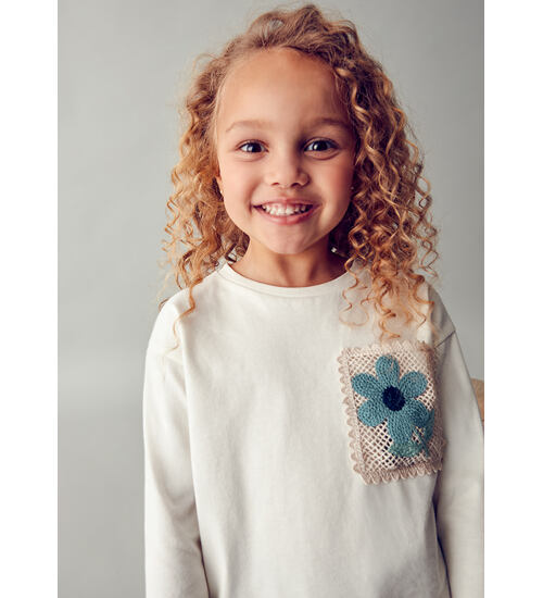 dětské triko s dlouhým rukávem dívčí Mayoral