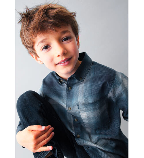 dětská bavlněná košile s dlouhým rukávem Mayoral