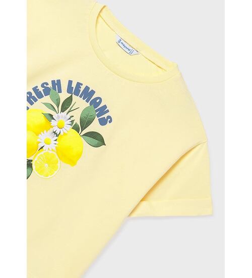 dívčí crop tričko fresh lemons Mayoral 6009-93