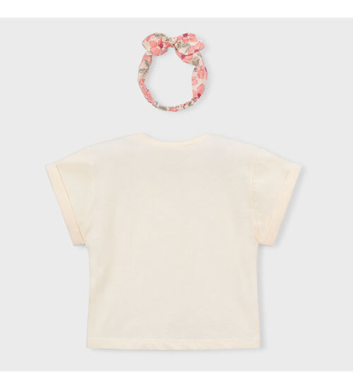 letní tričko s obrázem a čelenkou Mayoral 3010-93