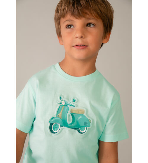 dětské tričko s obrázkem skútru Mayoral 3059-25