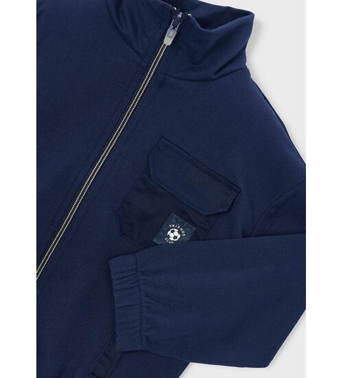 mikina na zip s kapsičkou Mayoral 3441-80