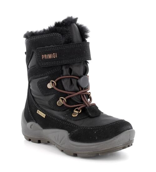 Primigi Gore-tex černé zimní dívčí boty nepromokavé