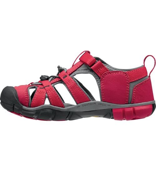 dětské sandály Keen Seacamp II CNX racing red/gargoyle