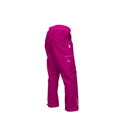 dívčí softshellové kalhoty Fantom růžové 