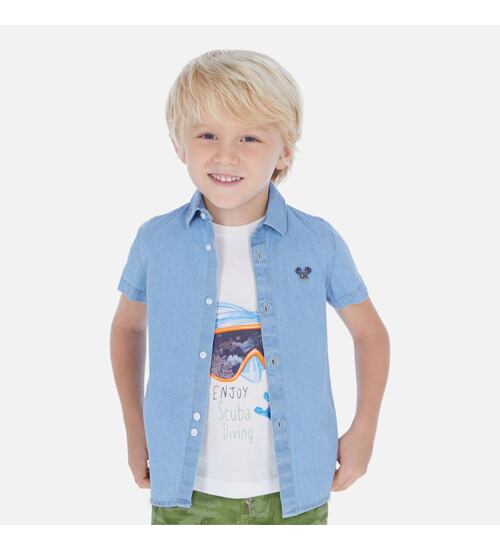 dětská letní košile denim