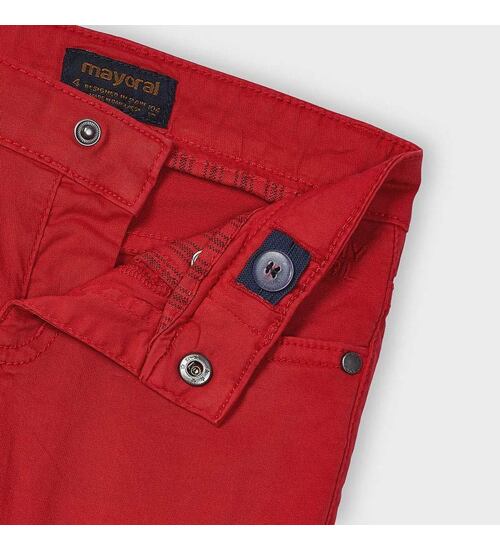 dětské červené kalhoty chlapecké Mayoral 509
