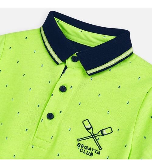 dětské polo triko neonově zelené Mayoral 3151-34