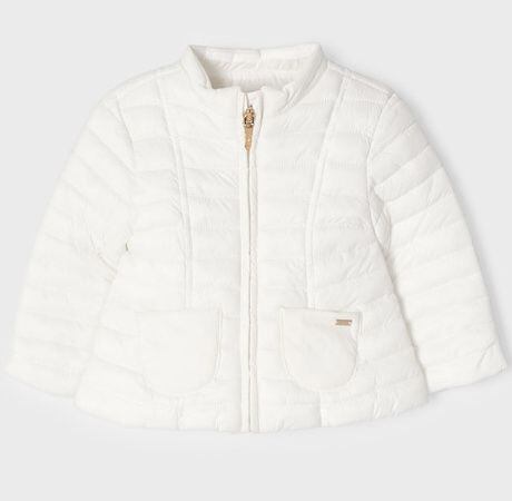 bílá přechodová bunda pro miminko 1498-81