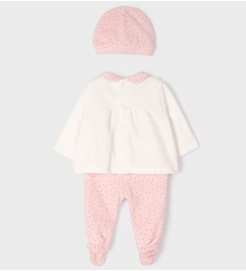 sametové oblečení pro miminko holčičku Mayoral 2502-38