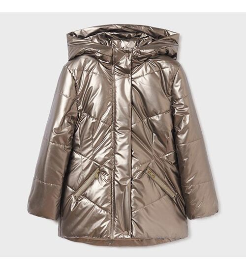 metalický kabát zimní dívčí Mayoral 7486-10