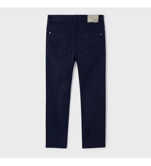 dětské plátěné modré basic kalhoty Mayoral 509-22
